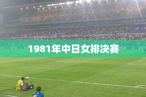 1981年中日女排决赛