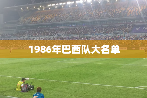 1986年巴西队大名单 1986年巴西队大名单