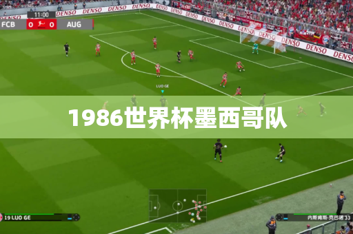 1986世界杯墨西哥队 1986世界杯墨西哥队