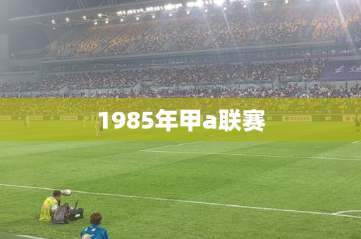 1985年甲a联赛 1985年甲a联赛