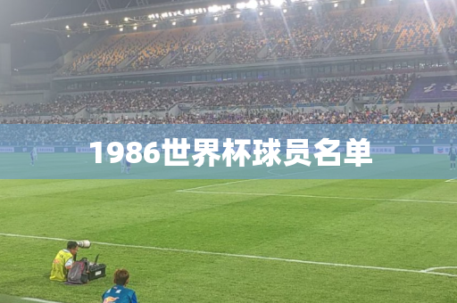 1986世界杯球员名单