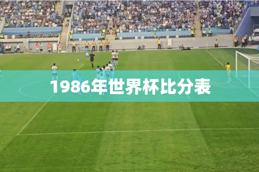 1986年世界杯比分表