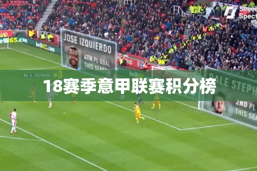 18赛季意甲联赛积分榜