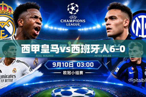 西甲皇马vs西班牙人6-0