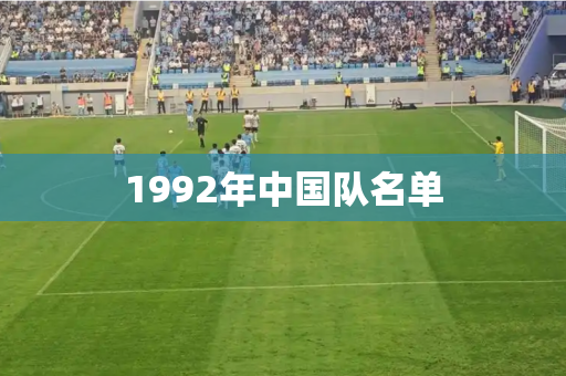 1992年中国队名单