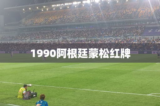 1990阿根廷蒙松红牌 1990阿根廷蒙松红牌