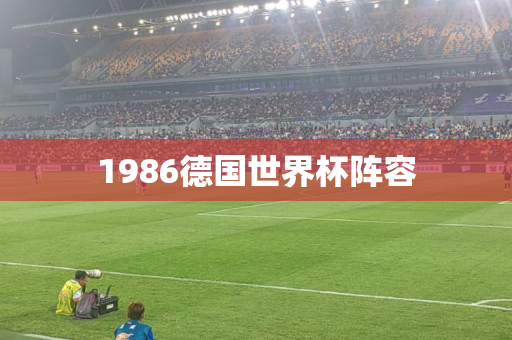 1986德国世界杯阵容