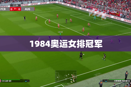 1984奥运女排冠军 1984奥运女排冠军