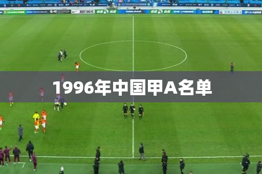 1996年中国甲A名单 1996年中国甲A名单