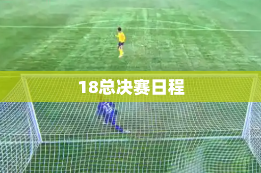 18总决赛日程