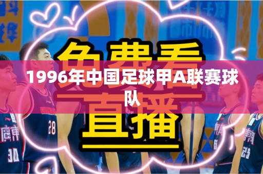 1996年中国足球甲A联赛球队