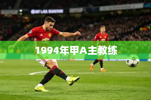1994年甲A主教练