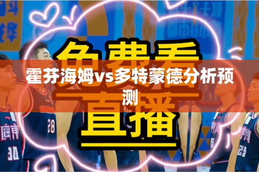 霍芬海姆vs多特蒙德分析预测