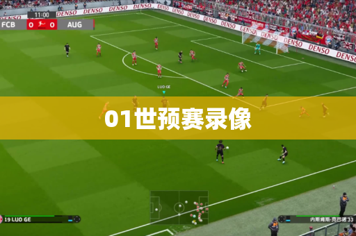 01世预赛录像 01世预赛录像